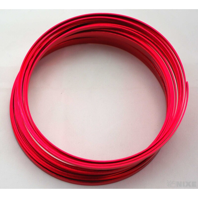DRÁT FLAT AL 5mmx10m*ČERVENÁ