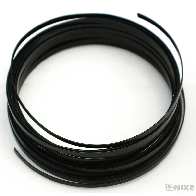 DRÁT FLAT AL 5mmx10m*ČERNÁ