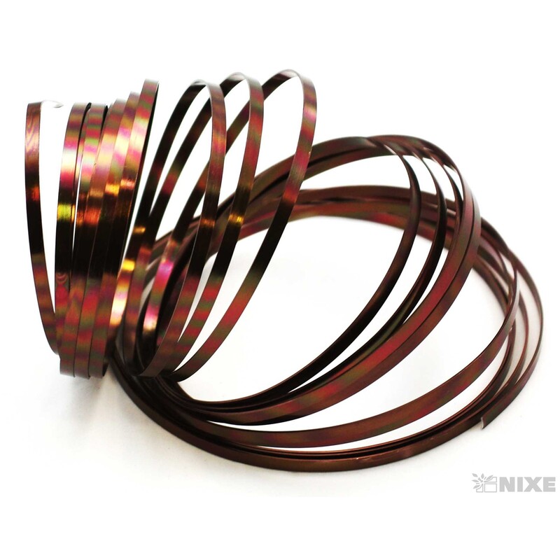 DRÁT FLAT AL 5mmx10m*HNĚDÁ