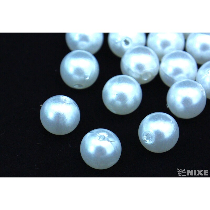 KORÁLKY 10mm cca 104ks*PERLEŤ