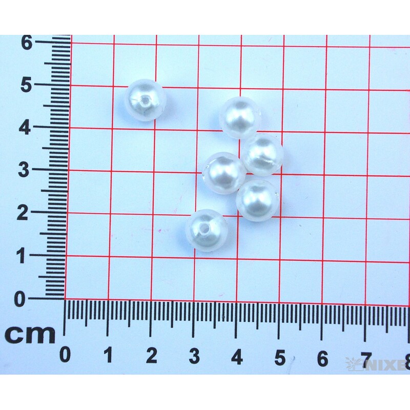 KORÁLKY 10mm cca 104ks*PERLEŤ