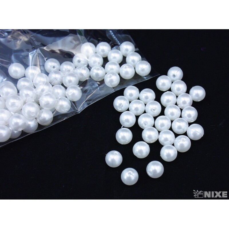 KORÁLKY 10mm cca 104ks*PERLEŤ