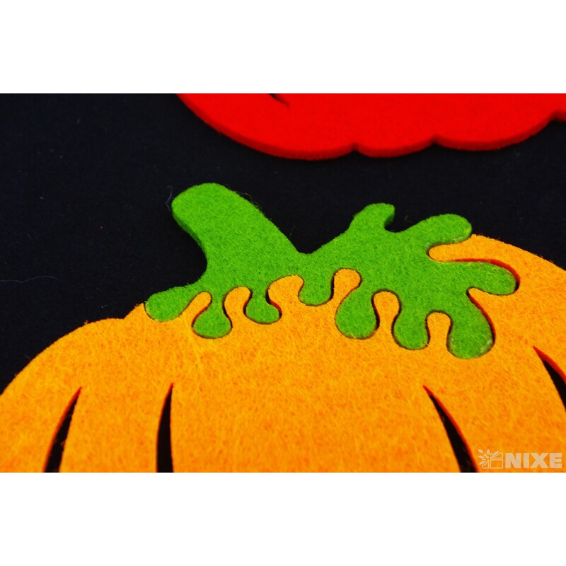 DEKORACE FILC 32x37cm 2ks*MIX BAREV