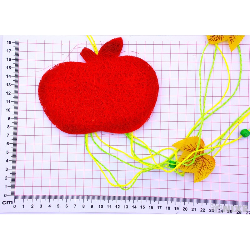 ZÁVĚS JABLÍČKO 4ks 14x70cm*MIX BAREV