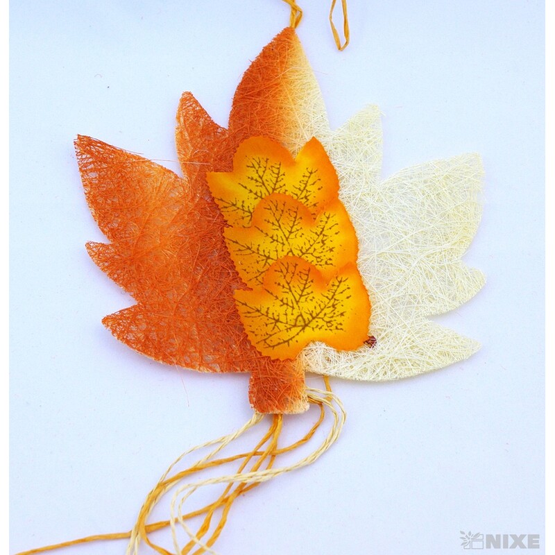 ZÁVĚS LIST 4ks 15x70cm*MIX BAREV