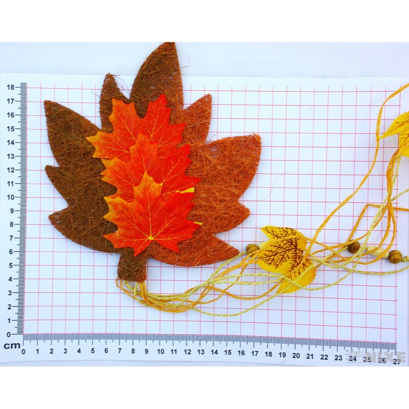 ZÁVĚS LIST 4ks 15x70cm*MIX BAREV