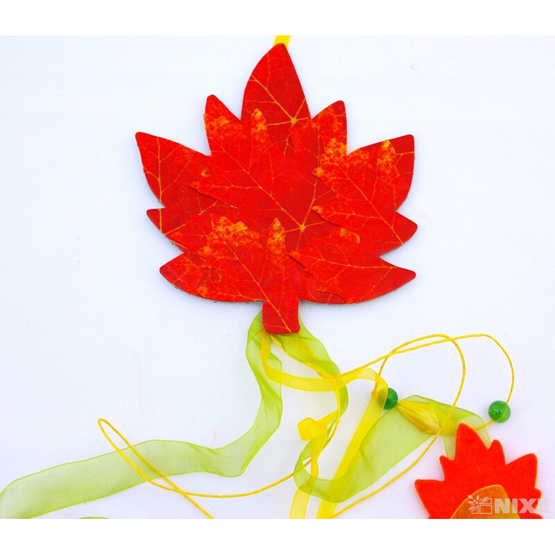 ZÁVĚS LIST 4ks 15x70cm*MIX BAREV