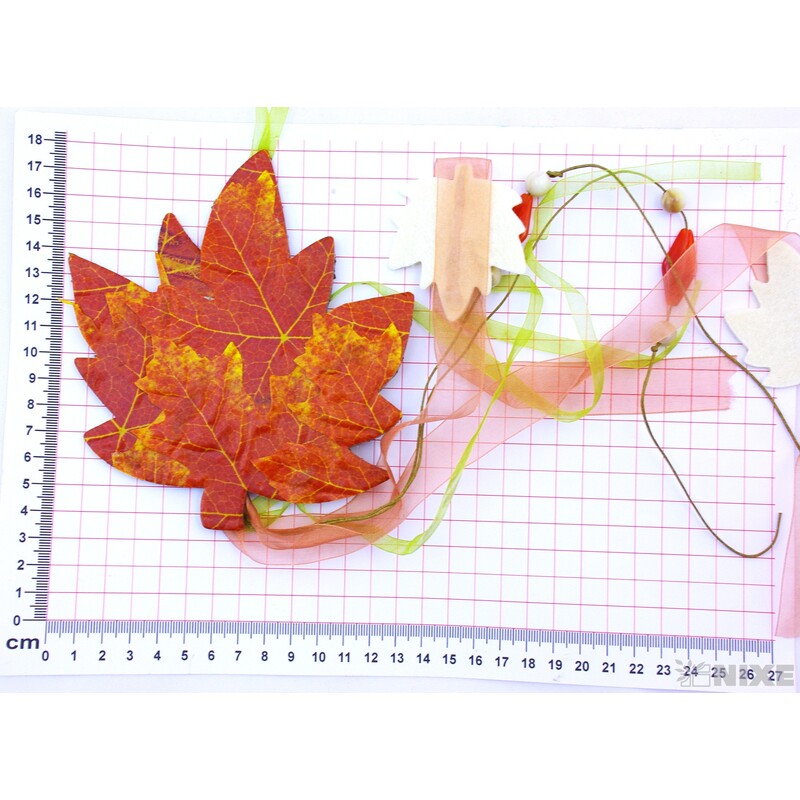 ZÁVĚS LIST 4ks 15x70cm*MIX BAREV