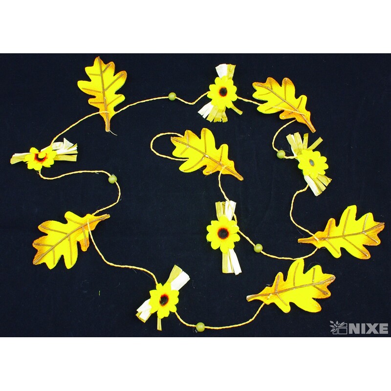 GIRLANDA LIST 10x150cm*MIX BAREV