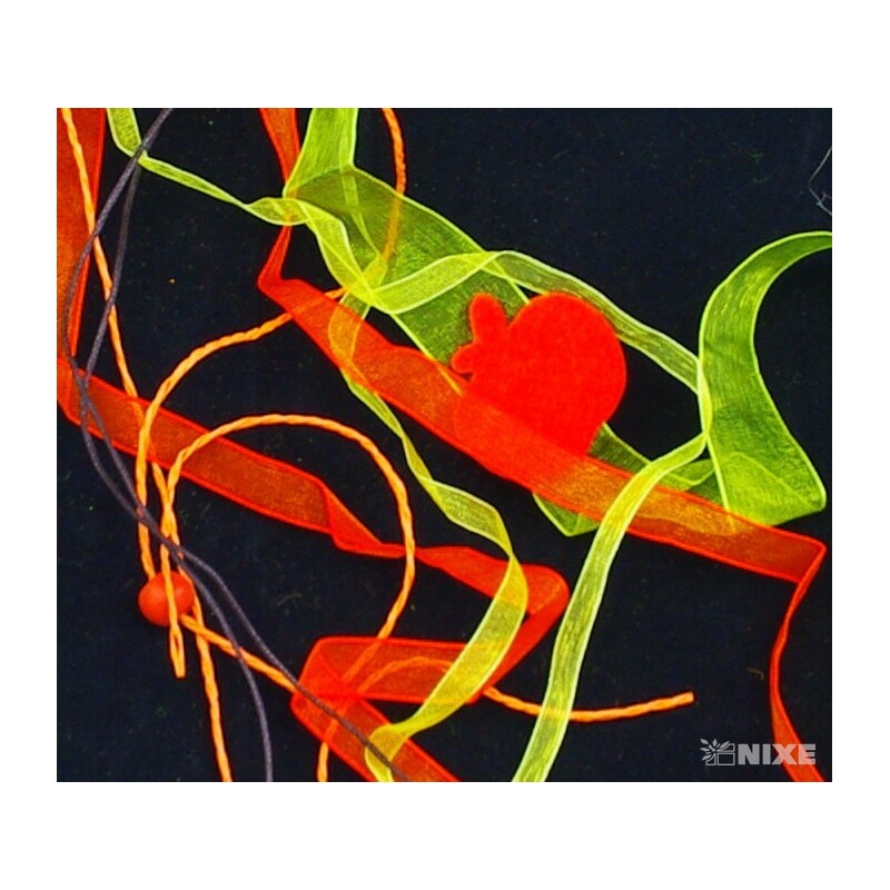 ZÁVĚS JABLKO FILC 5ks 18x60cm*MIX BAREV