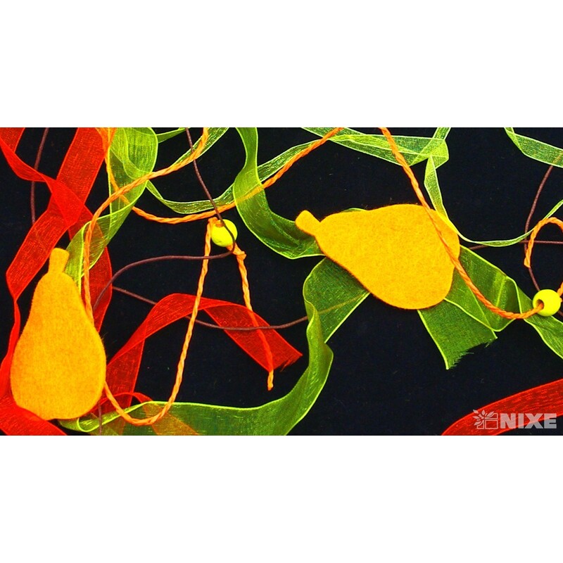 ZÁVĚS FILC HRUŠKA 5ks 22x60cm*MIX BAREV