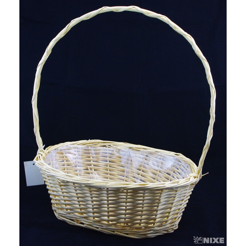 KOŠ PROUTĚNÝ 23x44x12cm*PŘÍRODNÍ