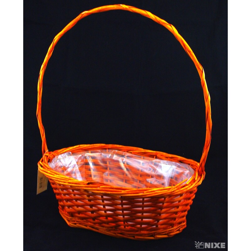 KOŠ PROUTĚNÝ 23x44x12cm*PŘÍRODNÍ