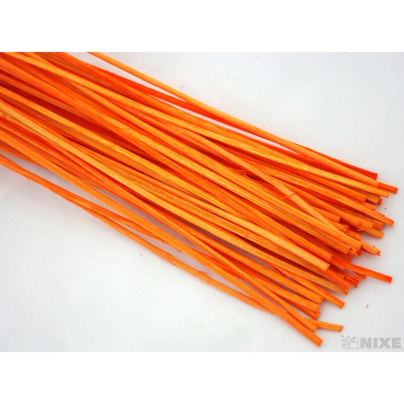 RATTAN ROVNÝ 3mmx1m*ORANŽOVÁ