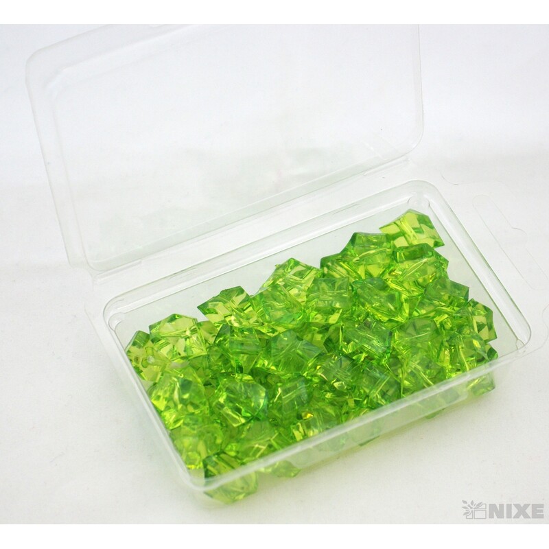 KAMÍNKY 15x17mm 45g S DIRKOU*ZELENÁ