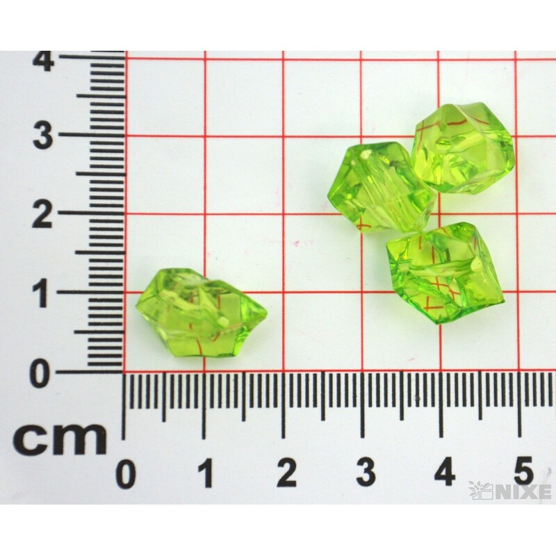 KAMÍNKY 15x17mm 45g S DIRKOU*ZELENÁ
