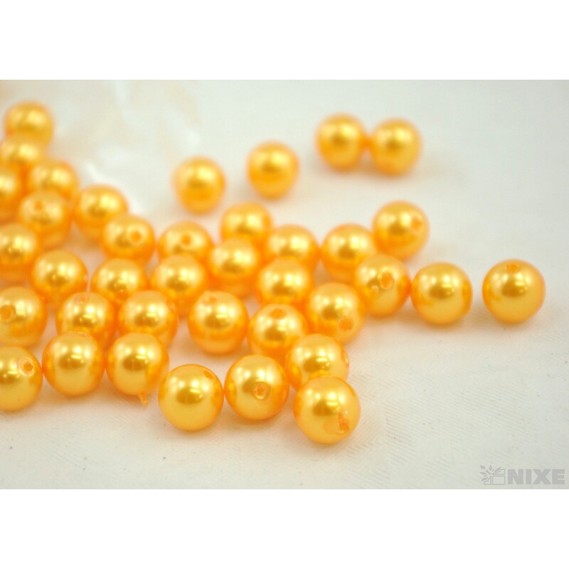 KORÁLKY 10mm cca 104ks*MERUŇKOVÁ