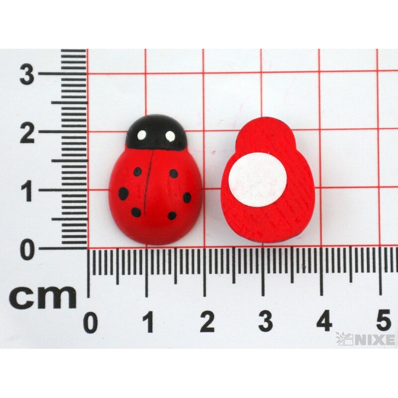 BERUŠKA NALEP 1,5cm 24ks*ČERVENÁ