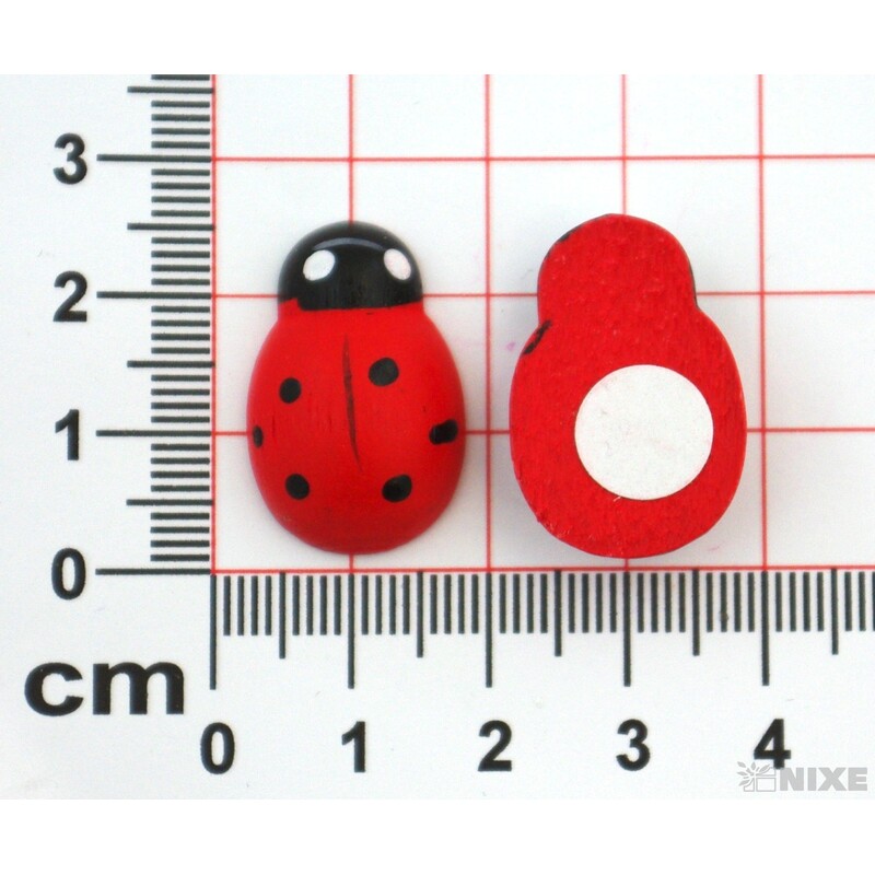 BERUŠKA NALEP 2,4cm 24ks*ČERVENÁ