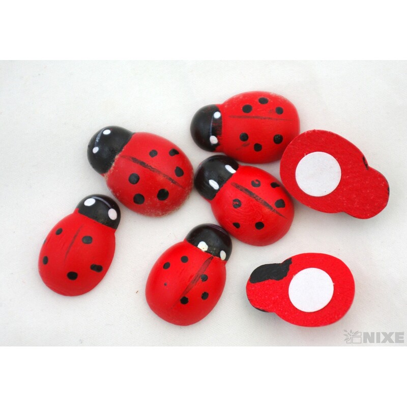 BERUŠKA NALEP 2,4cm 24ks*ČERVENÁ