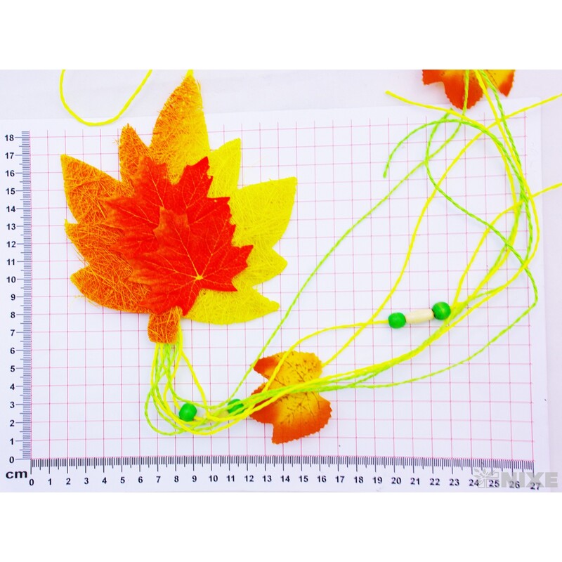 ZÁVĚS LIST 4ks 14x70cm*MIX BAREV