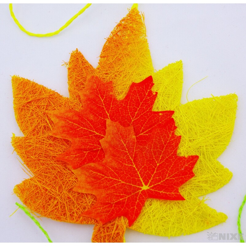 ZÁVĚS LIST 4ks 14x70cm*MIX BAREV