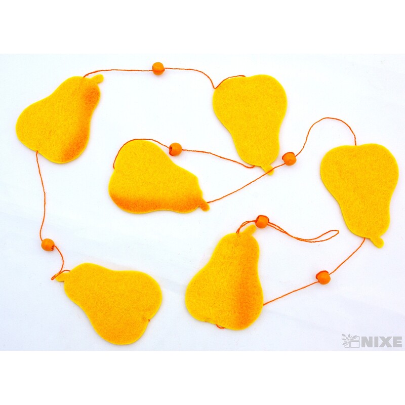 GIRLANDA HRUŠKA 8x120cm*MIX BAREV