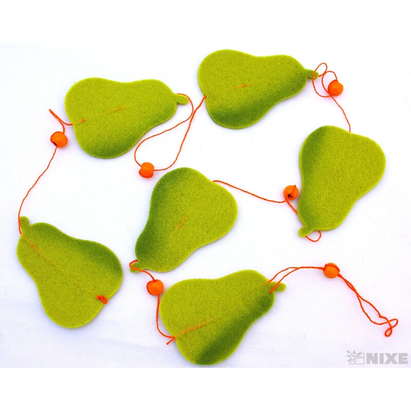 GIRLANDA HRUŠKA 8x120cm*MIX BAREV