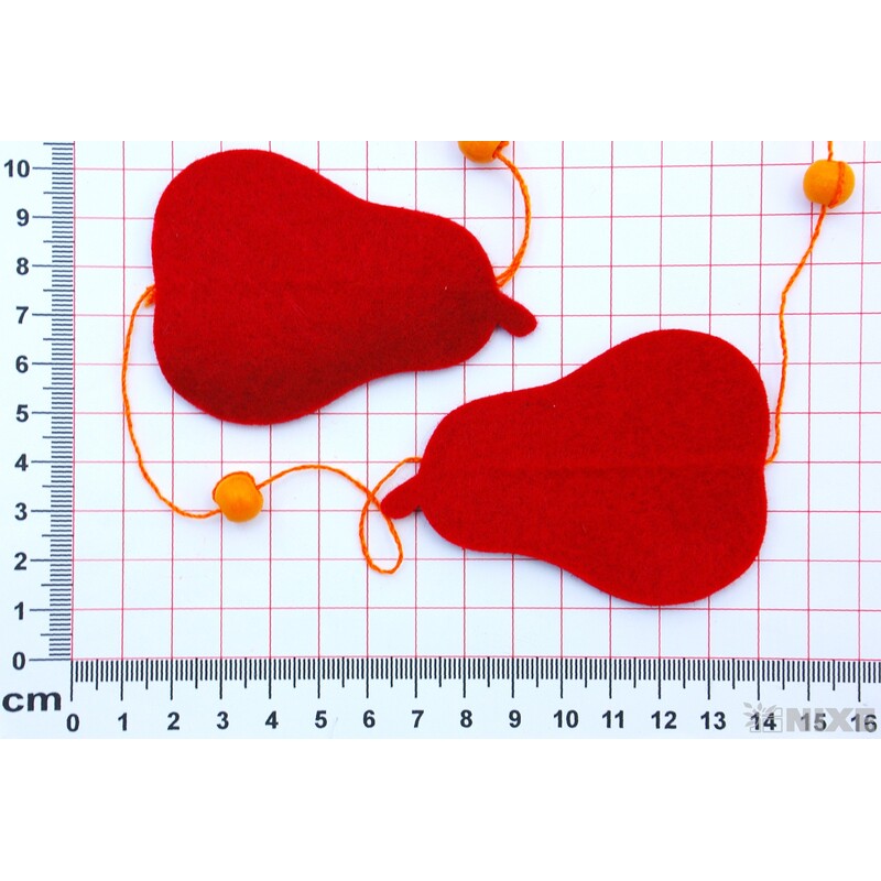 GIRLANDA HRUŠKA 8x120cm*MIX BAREV