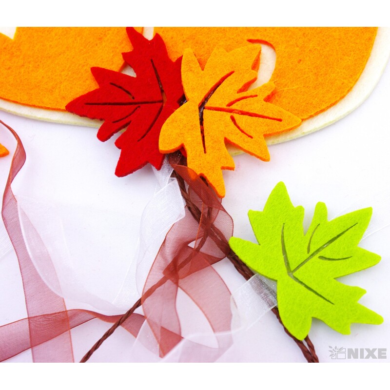 ZÁVĚS VEVERKA FILC 25x80cm*MIX BAREV