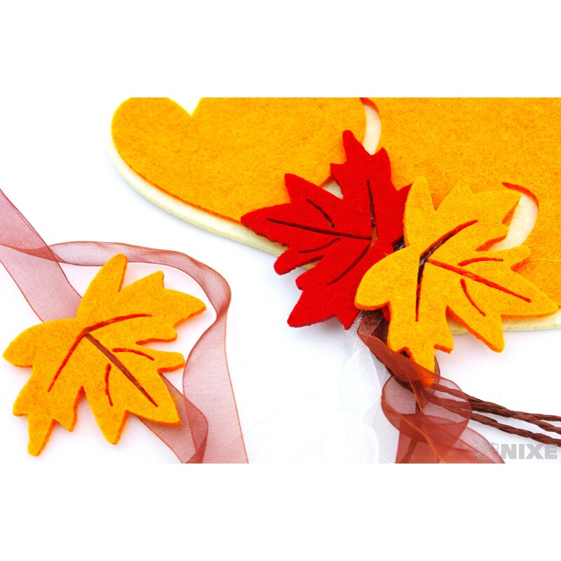 ZÁVĚS VEVERKA FILC 25x80cm*MIX BAREV