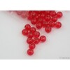 KORÁLKY 8mm cca 208ks*ČERVENÁ TM.