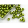 KORÁLKY 8mm 45g*ZELENÁ TM.