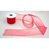 ORGANZA STUHA 65mmx20m*ČERVENÁ 003