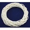 VĚNEC PROUTĚNÝ 35cm*BÍLÁ