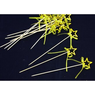 ZÁPICH HVĚZDA 12ks 3x18cm*MIX BAREV