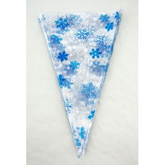 KORNOUT 20x35cm VÁNICE*BÍLÁ+MODRÁ