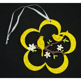 ZÁVĚS PTÁČEK 3ks*MIX BAREV