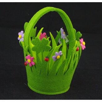 KOŠ FILC 11x20cm*ZELENÁ