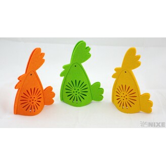 KOHOUT FILC 11x18cm*MIX BAREV