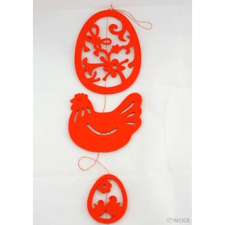 ZÁVĚS FILC VELIKONOCE 14x80cm