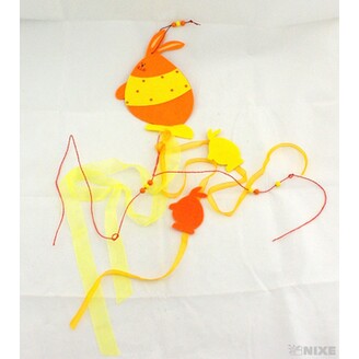 ZÁVĚS FILC ZAJÍC 22x80cm*MIX BAREV