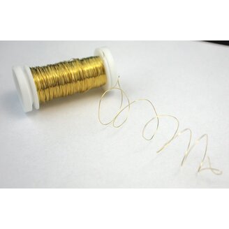DRÁT MĚDENÝ 0,3mm 50g*ZLATÁ