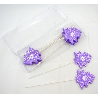 ZÁPICH STROMEČEK 7x28cm 12ks*FIALOVÁ