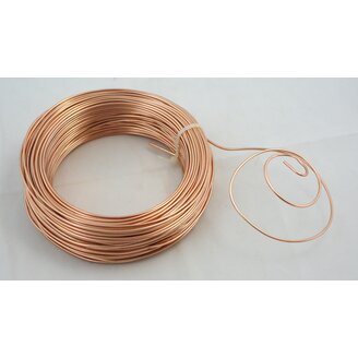 DRÁT HLINÍKOVÝ 2mmx60m*MĚDENÁ