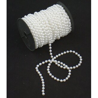 KORÁLKY ŘETĚZ 6mmx20m*PERLEŤ