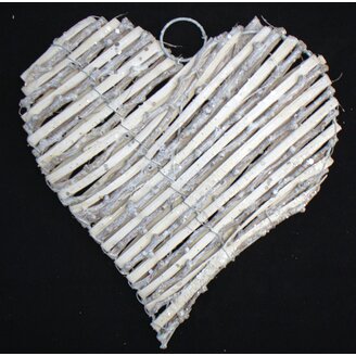 SRDCE WL110463 15cm*BÍLÁ