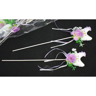 ZÁPICH SLEPIČKA 12ks 6x27cm*BÍLÁ