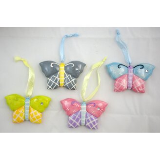 MOTÝL PORCELÁN 11x7x2cm*MIX BAREV