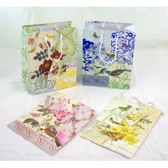 TAŠKA KRAFT ZLACENÁ MIX 18x23x10cm*